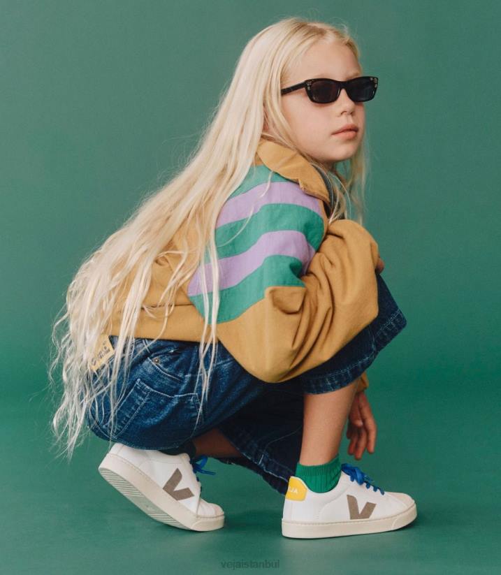 40N6331Veja Esplar bağcıkları krom içermeyen deri beyaz aytaşı toniği