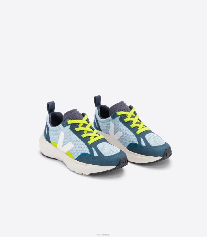 40N6383Veja kanarya elastik bağcıklar alveomesh çelik beyaz