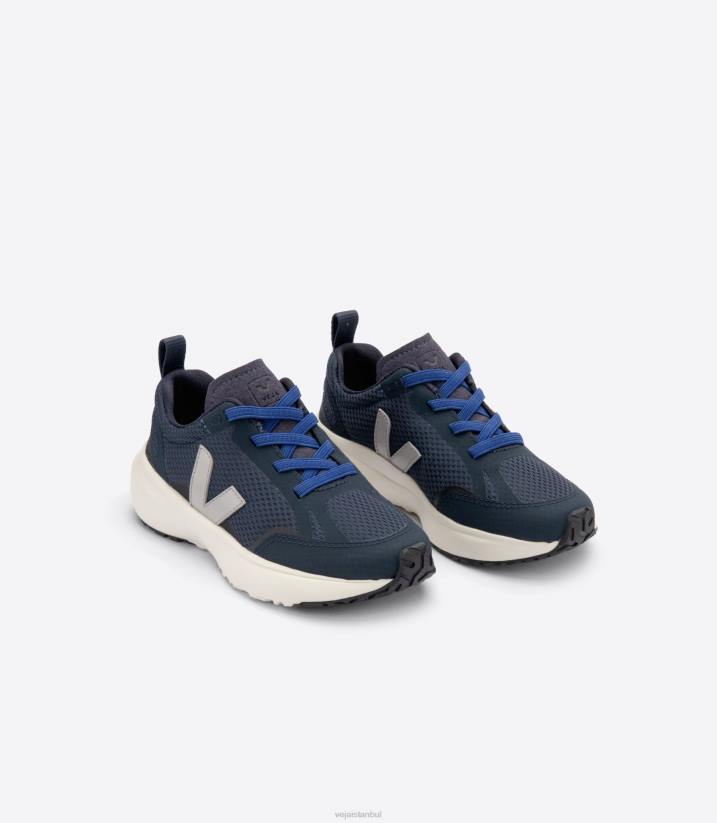 40N6384Veja kanarya elastik bağcıklar alveomesh nautico oxford grisi