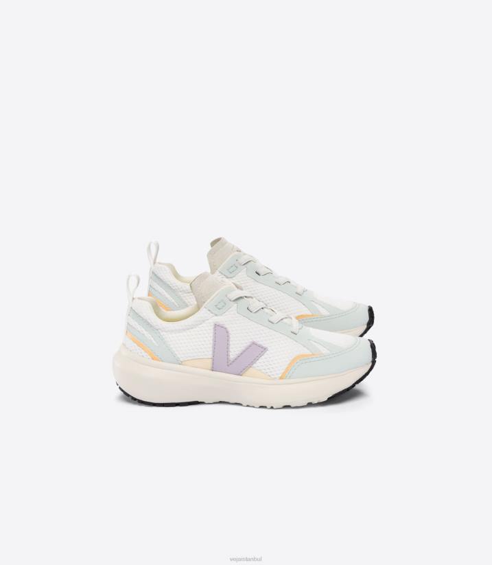 40N6386Veja kanarya elastik bağcıklar alveomesh beyaz parme