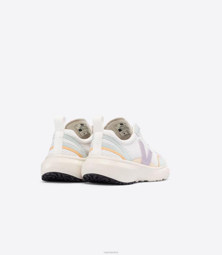 40N6386Veja kanarya elastik bağcıklar alveomesh beyaz parme