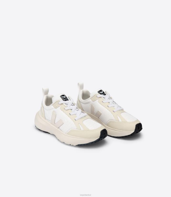 40N6391Veja kanarya elastik bağcıklar alveomesh beyaz pierre