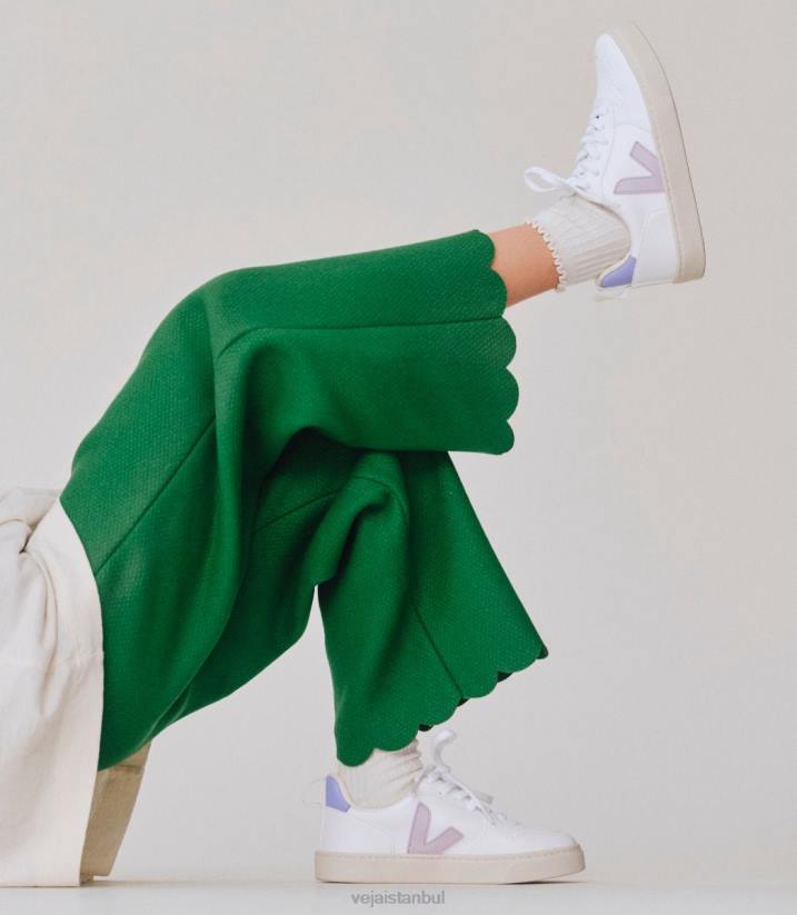 40N6369Veja v-10 bağcıklı cwl beyaz parme lavande