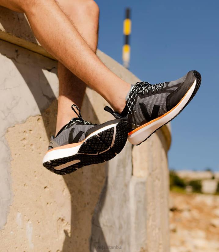 40N6195Veja condor 2 alveomesh beton siyah neon turuncu