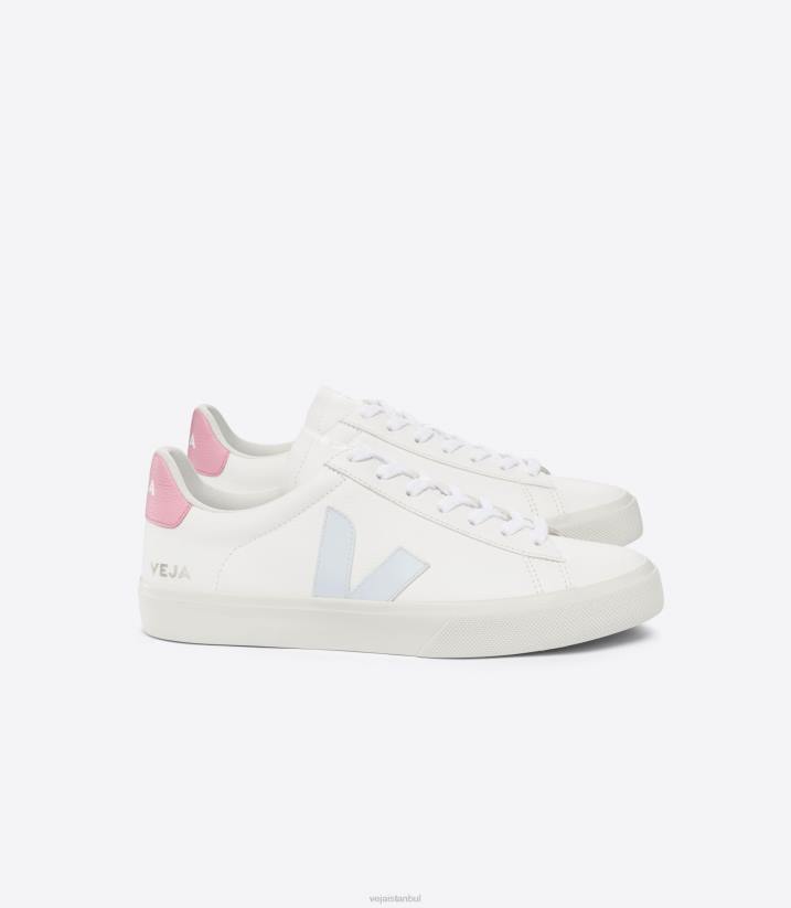 40N618Veja campo kromsuz deri beyaz buz guimauve