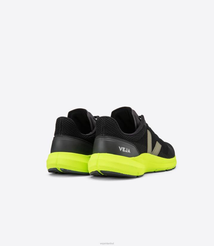 40N6205Veja marlin lt v-örgü siyah kaki jaune fluo