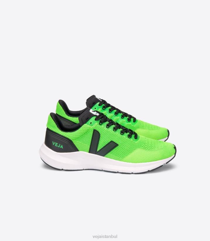 40N6206Veja marlin v-knit vert fluo siyah