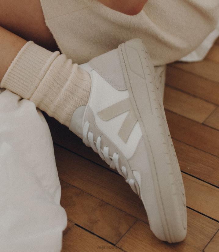 40N644Veja v-10 b-mesh beyaz doğal pierre