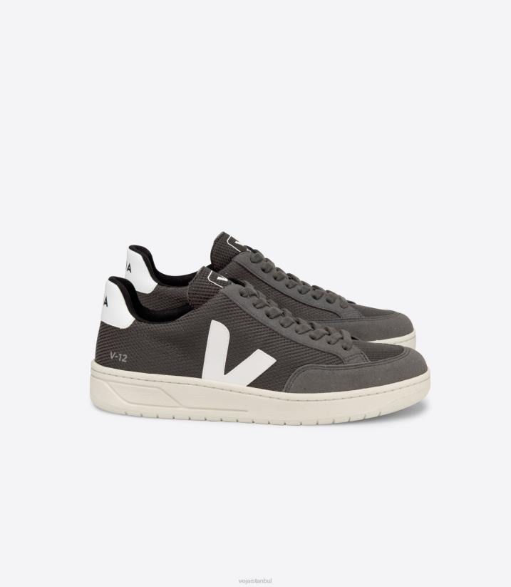 40N637Veja v-12 vegan b-mesh grafit beyaz