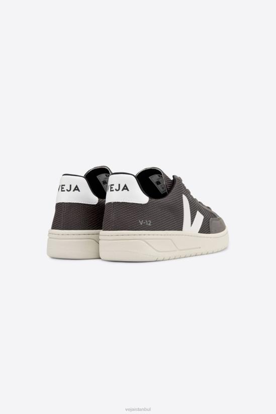 40N637Veja v-12 vegan b-mesh grafit beyaz